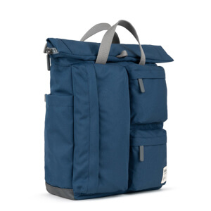 ROKA Waterhouse Deep Blue Recycled Canvas Medium Backpack